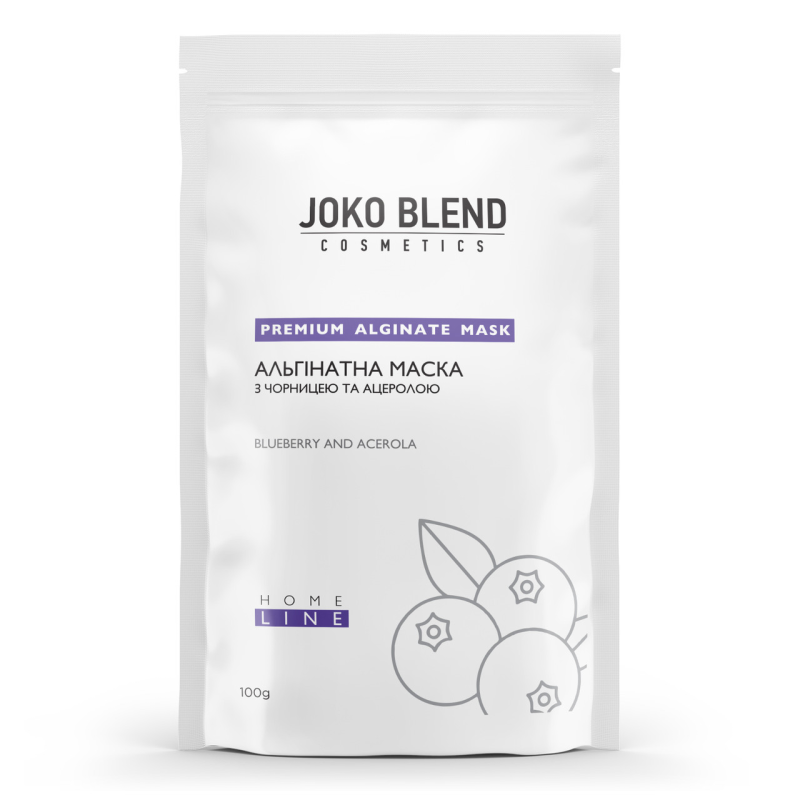 Альгінатна маска з чорницею і ацеролою Joko Blend 100 г