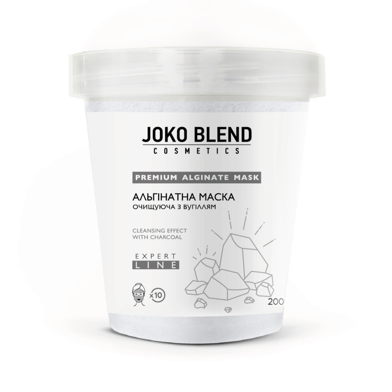 Альгінатна маска очищуюча з вугіллям Joko Blend 200 г