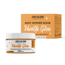 Парфумований cкраб для тіла з шиммером Vanilla Glow Joko Blend 390 г